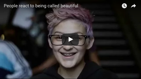 People react to being called beautiful