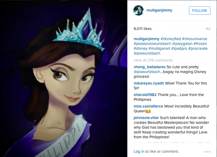 Pia Alonzo Wurtzbach Disney princess e1451180830899
