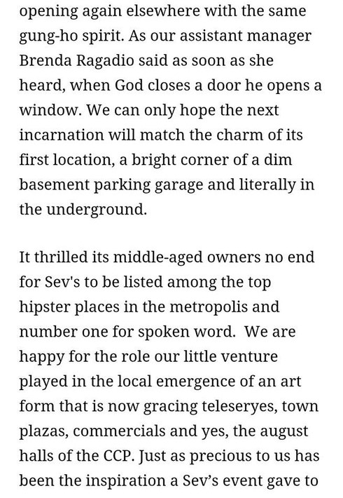 Saddest Hugot of the Year: Sev's Cafe Officially Closed 5 Sev's Cafe Officially Closing on Jan (4)