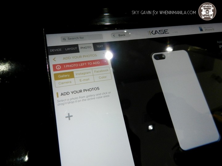 Create your own gadget case with The Kase
