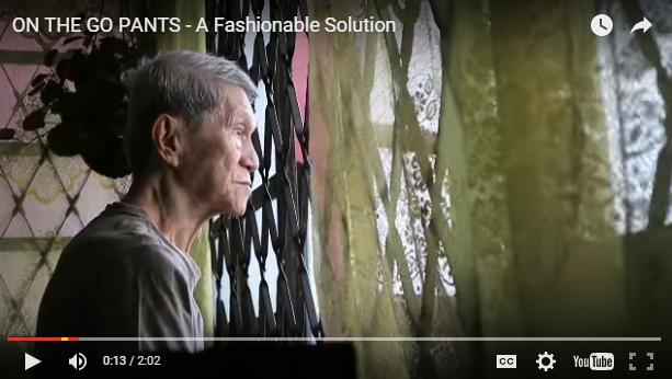 on the go pants for elders catheters