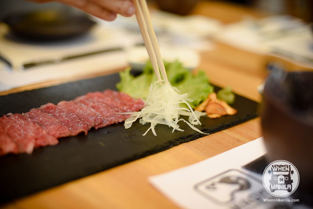 A Taste of Heaven In Your Mouth at Buta + Wagyu 8 buta-wagyu-sm-aura-japanese-resto-when-in-manila-arlene-briones-wagyu-sashimi