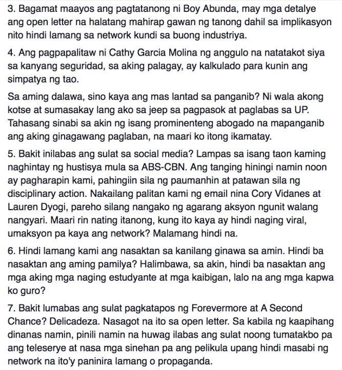 Alvin Campomanes responds Cathy Garcia Molina 2