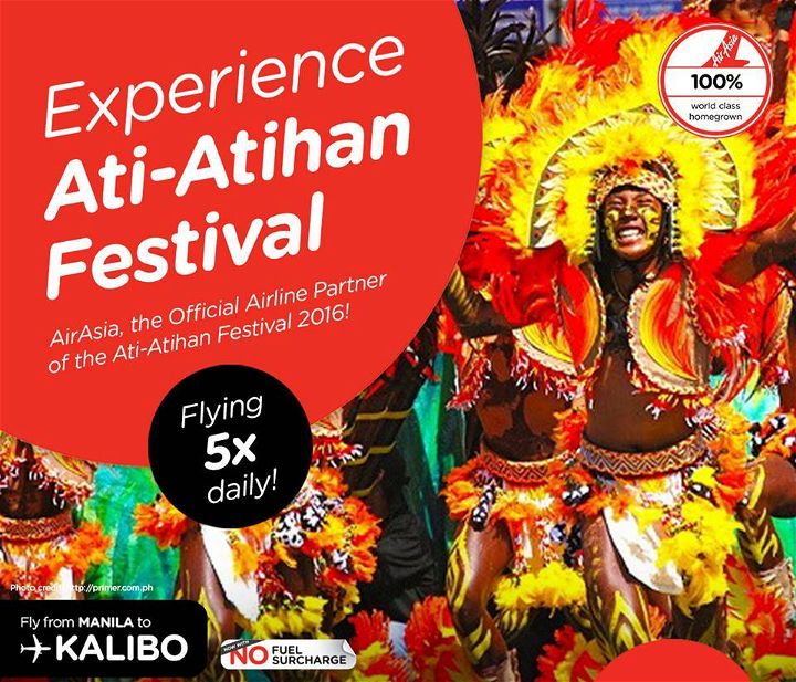 Fly with AirAsia, Official Airline Partner of Ati-Atihan 2016, and Get Exclusive Treats and Deals! 3 Philippines AirAsia Kalibo Aklan Ati-Atihan Festival