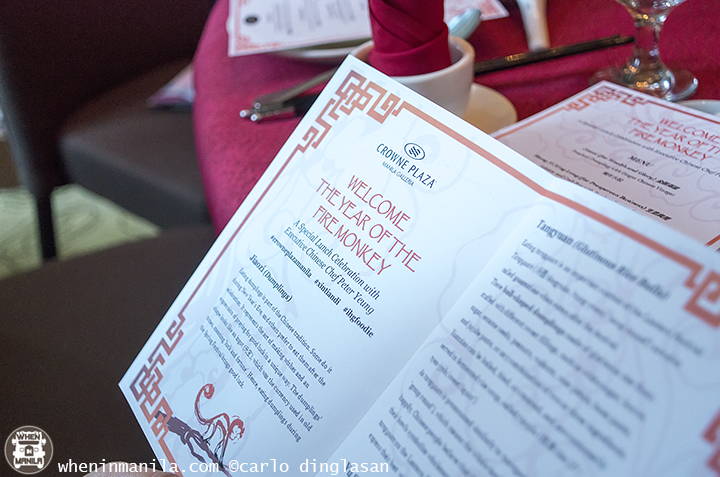 Crowne Plaza Manila Galleria's Xian Tian Di: Welcoming the Year of the Red Fire Monkey in 2016 1 Crowne Plaza - Fire Monkey