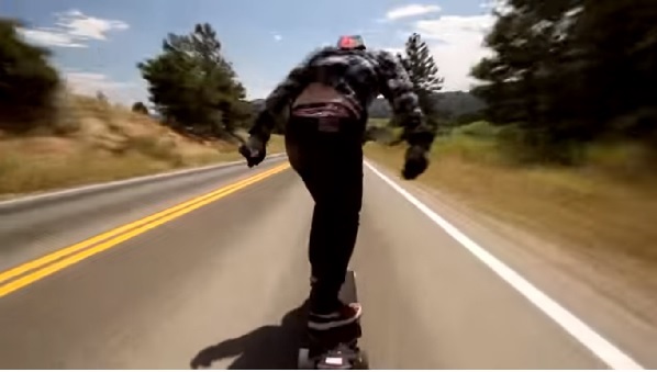 Longboard downhill
