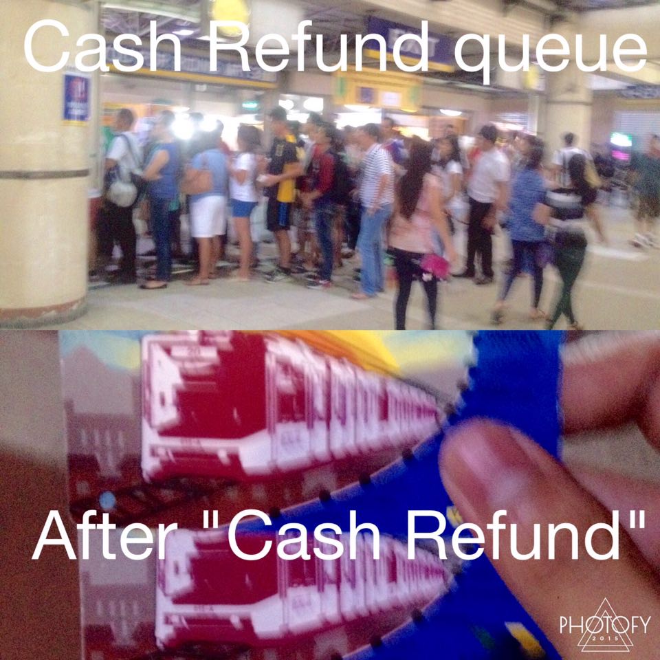 MRT Problem Cash Refund