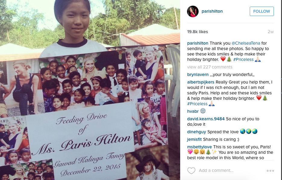 Paris Hilton Donates to Gawad Kalinga Ph, Hosts Feeding Drive 2 Screen Shot 2016-01-07 at 3.27.29 PM