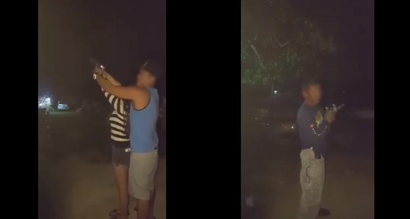 VIRAL: Netizens Outraged over Photos of People Allegedly Firing Guns on New Year’s Eve 1 firing guns on nye-horz
