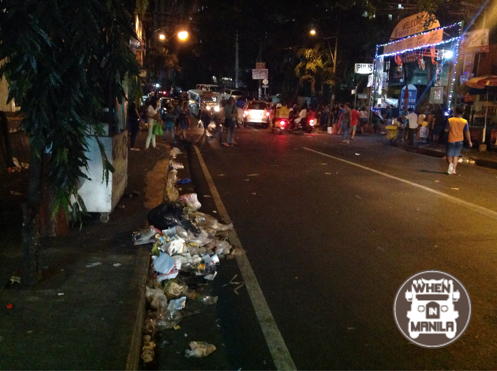 Trash on manila streets