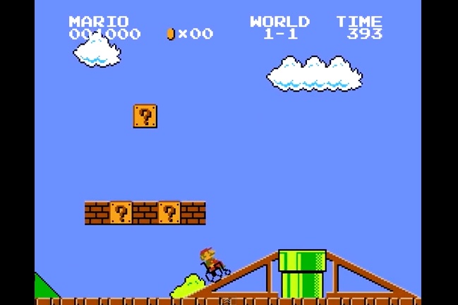 super mario on wheelchair