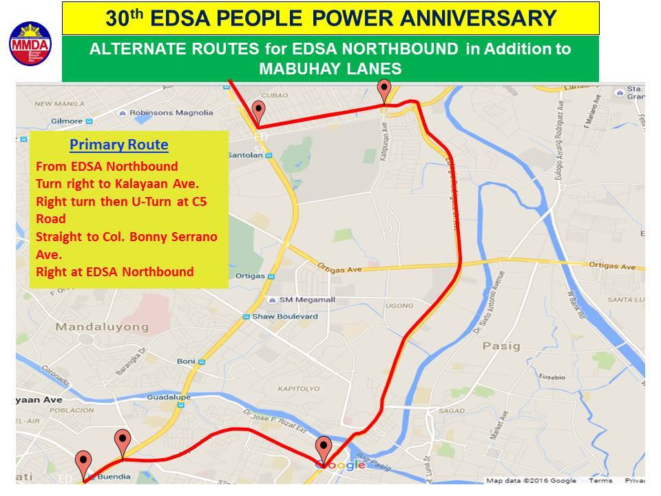 EDSA 30 Alternate Routes (4)