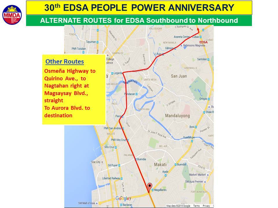 EDSA 30 Alternate Routes (8)