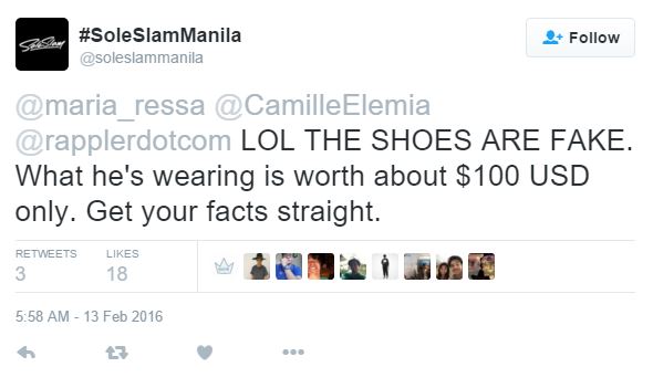 Grace Poe and Brian Speak Up on Expensive Sneakers
