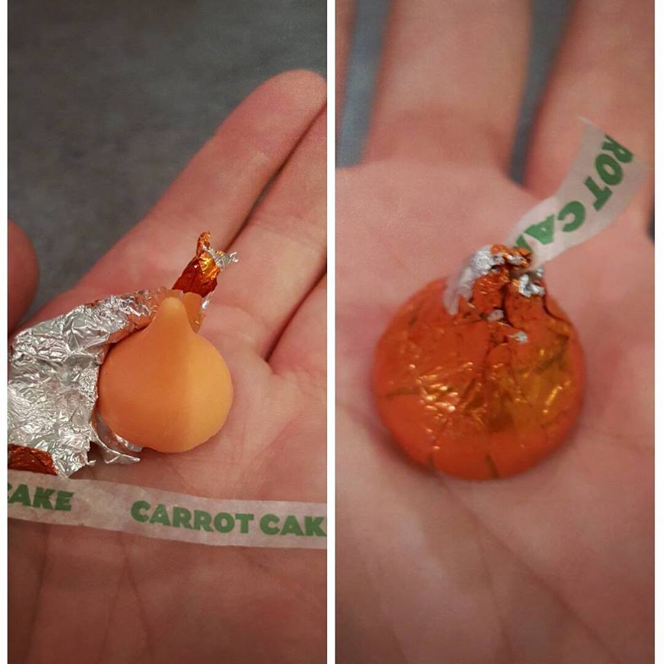 LOOK Hershey's Launches Carrot Cake Kisses 2