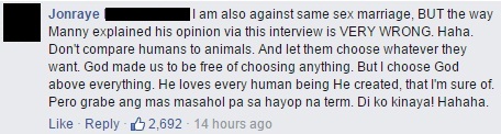 Manny Pacquiao Same Sex Marriage (2)