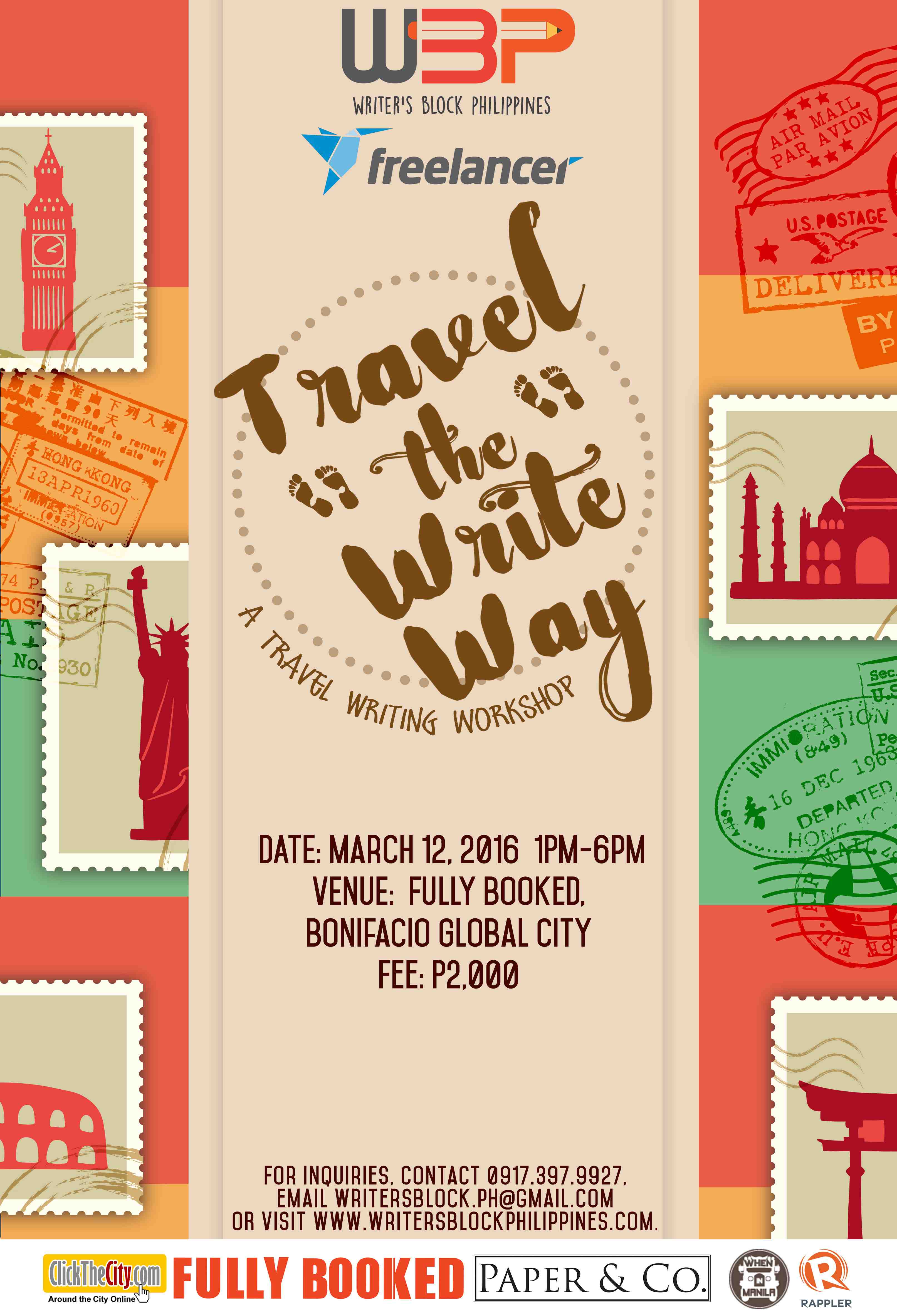 Travel the Write Way poster