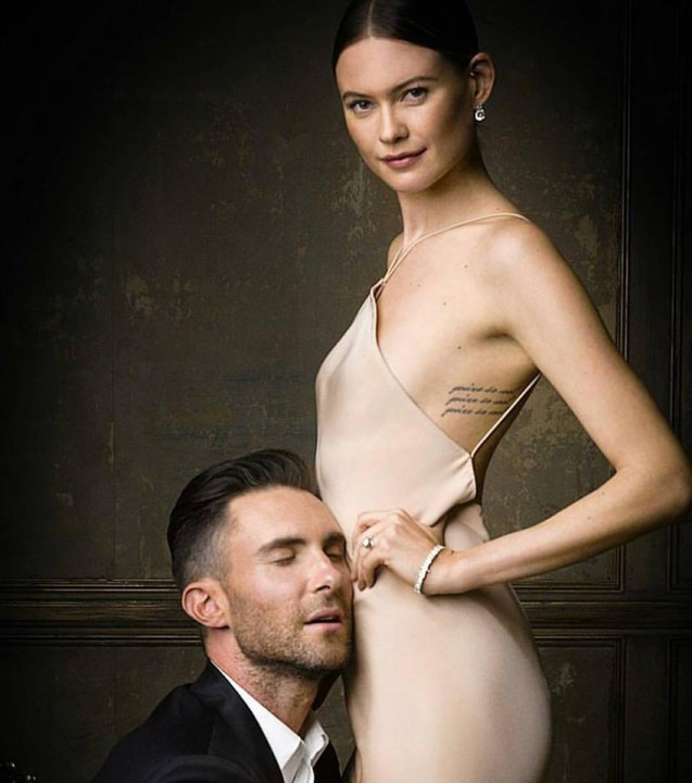 Adam Levine Behati Prinsloo pregnant