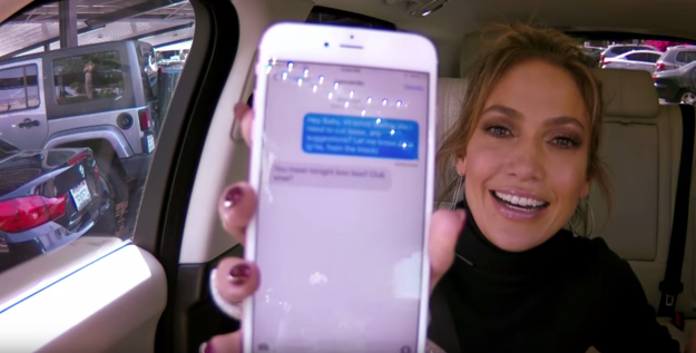 WATCH: JLo and James Corden Prank Texts Leonardo DiCaprio — The Late Late Show