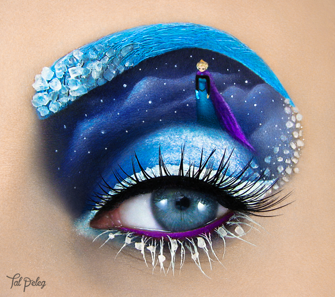 LOOK Woman Paints Scenes From Books, Musicals, and Movies as Eyeshadow Designs 1