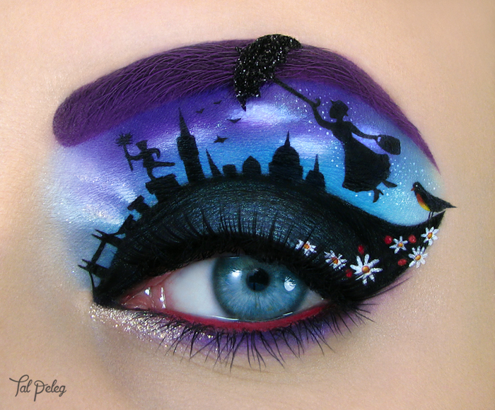 LOOK Woman Paints Scenes From Books, Musicals, and Movies as Eyeshadow Designs 3