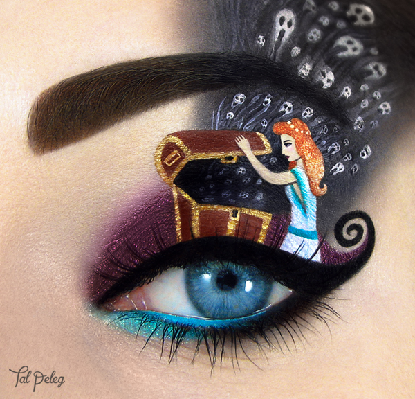 LOOK Woman Paints Scenes From Books, Musicals, and Movies as Eyeshadow Designs 6