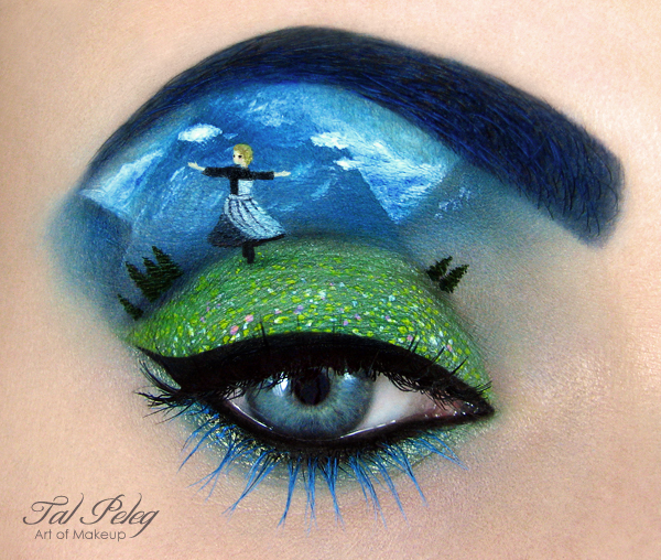 LOOK Woman Paints Scenes From Books, Musicals, and Movies as Eyeshadow Designs 8