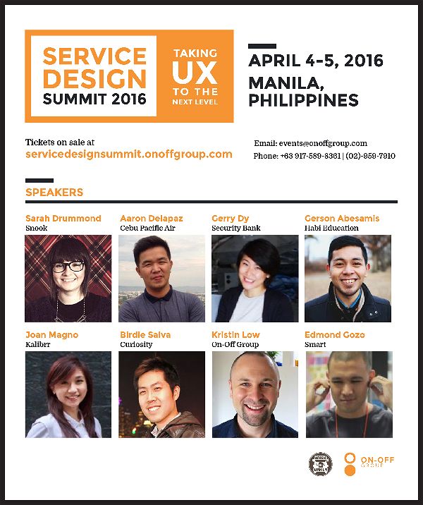 "Service Design Summit 2016": Exploring Growth Opportunities for Businesses in the Philippines