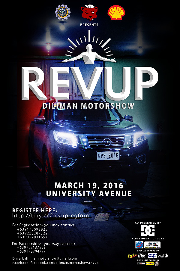 University of the Philippines The Biggest Campus Motorshow: RevUP! Diliman Motorshow on March 19, 2016