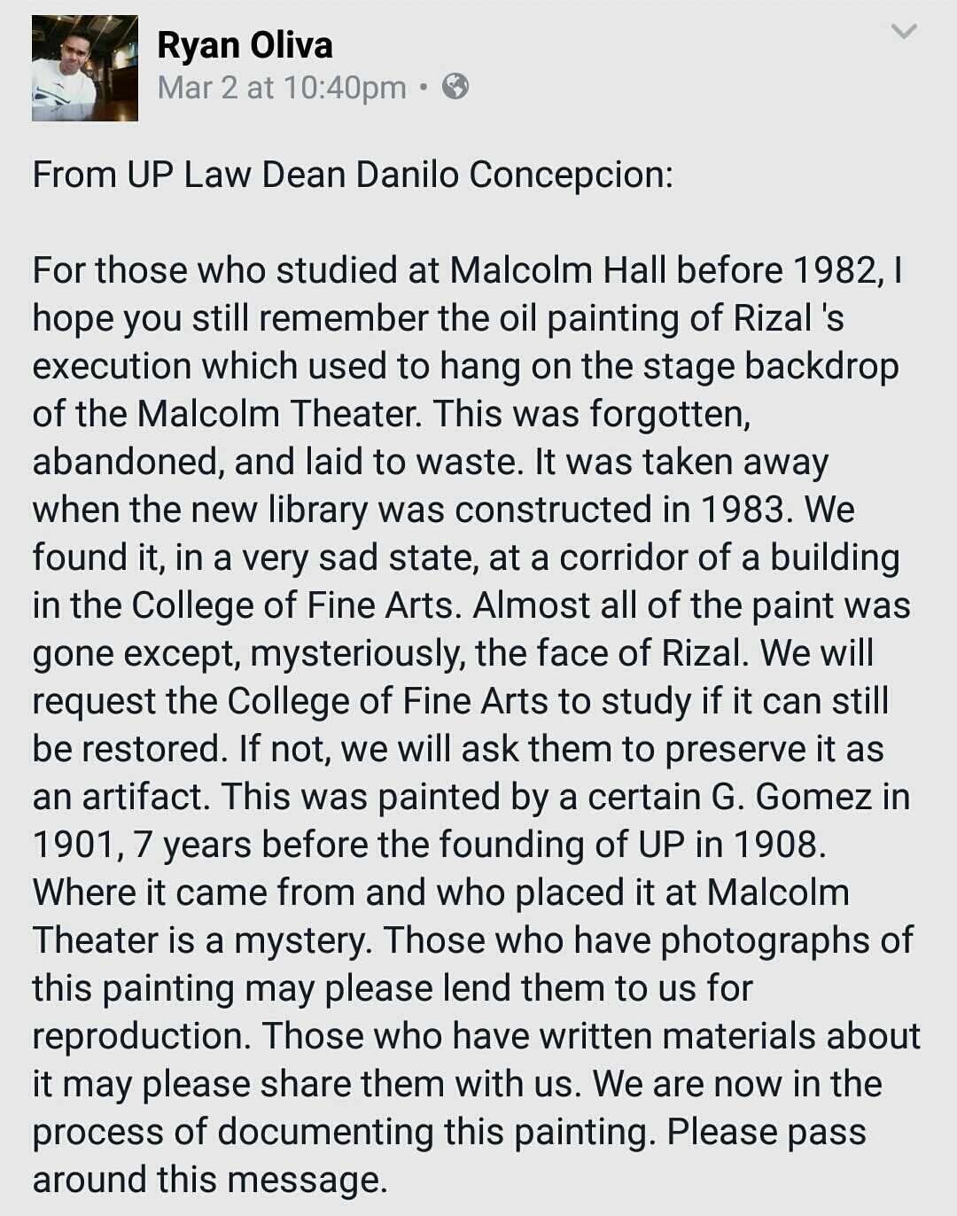 Rizal Painting