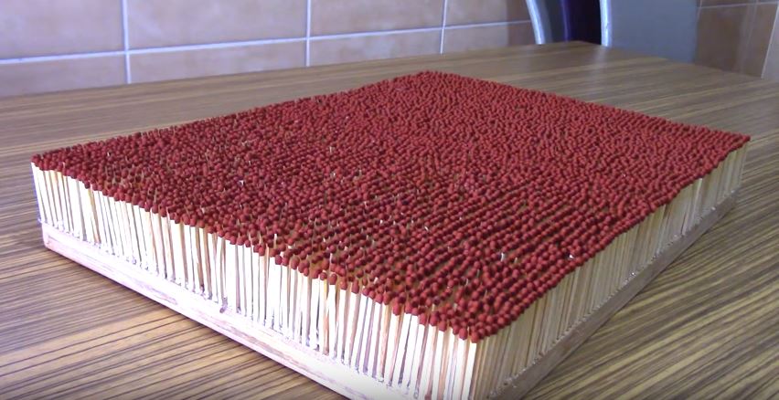 WATCH This is What Happens When You Light 6,000 Matches at the Same Time