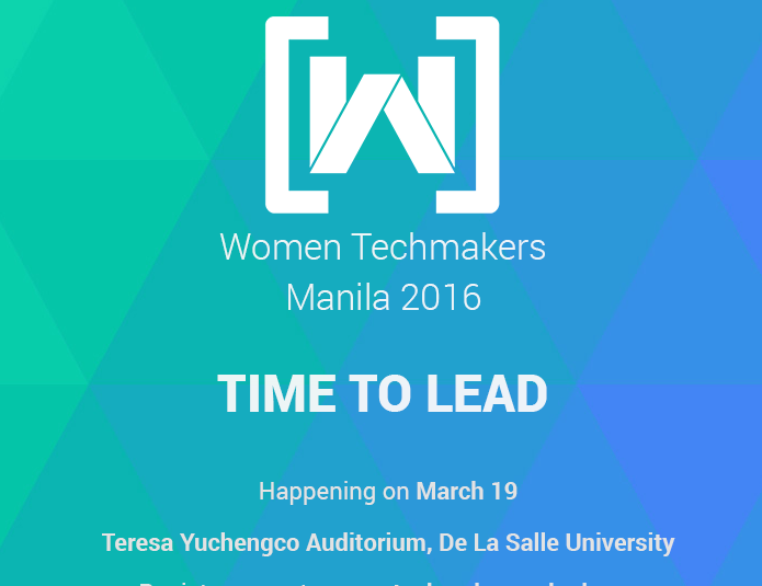 Women Techmakers Manila 2016: Celebrating Women in the Technology Industry De la salle university