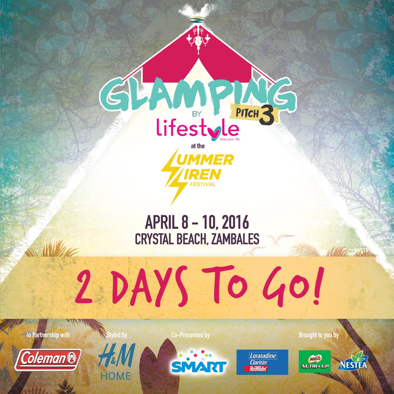 Glamping by Lifestyle Pitch 3 Sumemr Siren Festival Crystal Beach Zambales