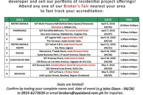 Calling All New Real Estate Brokers and Sales Agents! Get Accredited with Ayala Land Broker's Fair