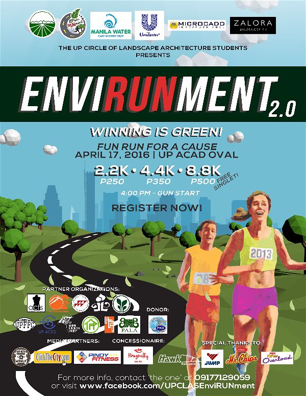 Fun Run Event for a Cause — EnviRUNment 2.0: Winning is Green!