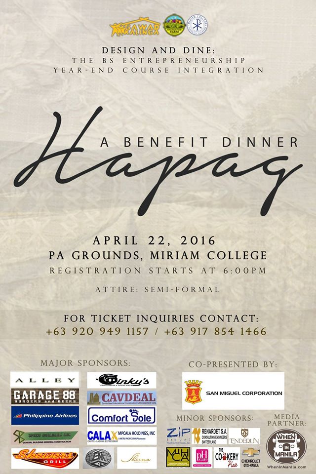 Hapag: A Benefit Dinner for Gawad Kalinga's Kusina ng Kalinga