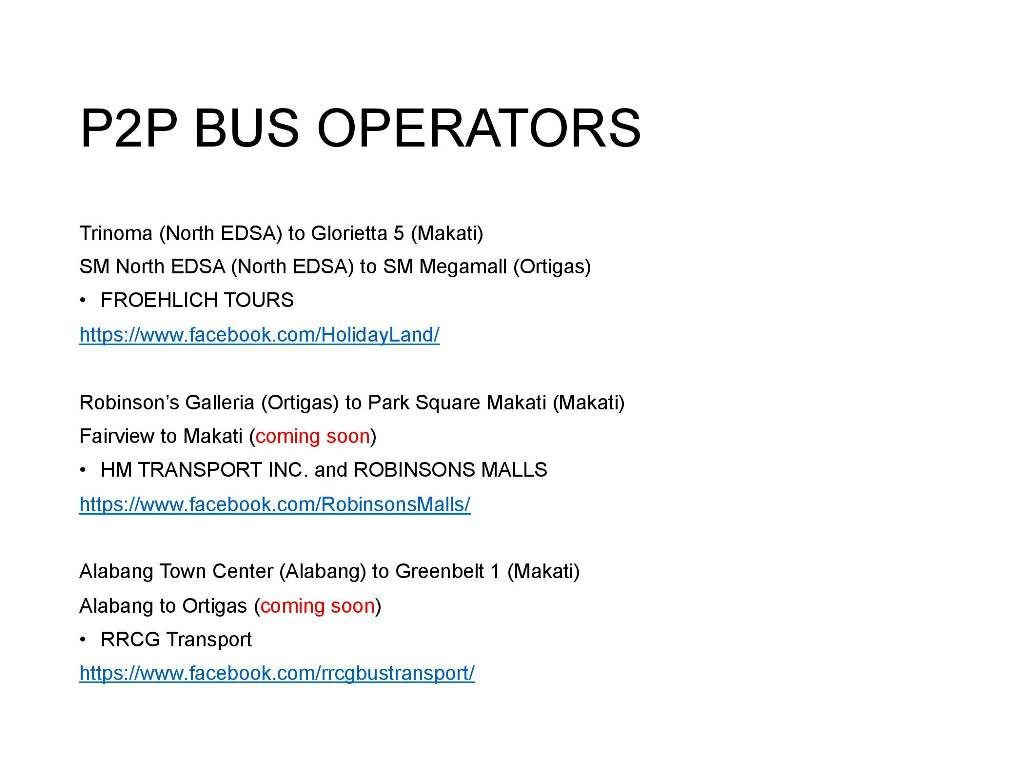 Updated Premium P2P Bus Routes: Will This Ease Metro Manila Travel? 23 MMDA P2P (8)