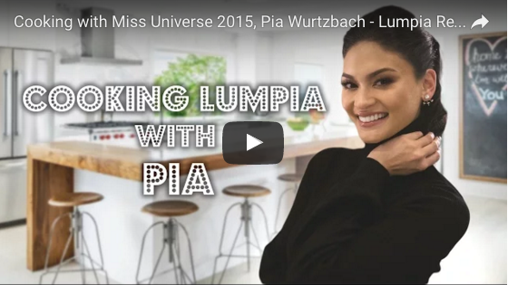 Pia Wurtzbach lumpia