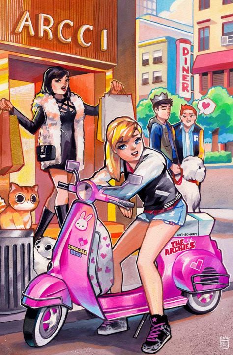 Rian Gonzales Betty and Veronica Comic Cover
