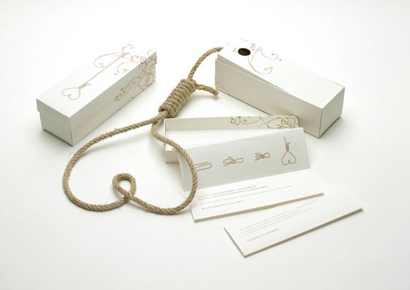 Tie the knot wedding invitation