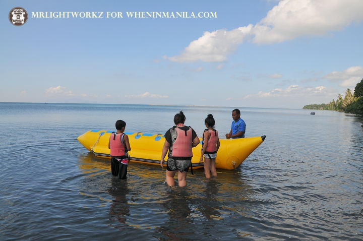 Water activities at Banana Beach