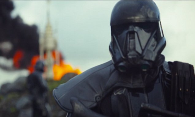 black stormtrooper rogue one star wars movie trailer