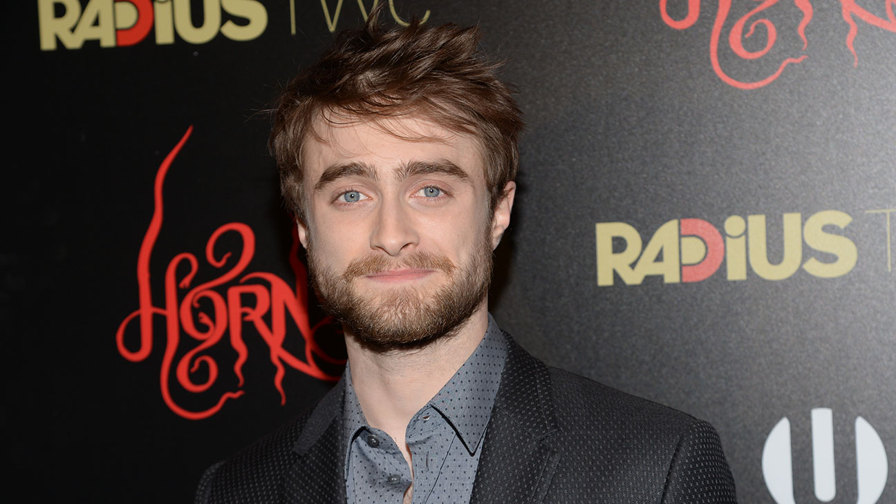 Daniel Radcliffe attends the premiere of "Horns" at The Landmark Sunshine Theater on Monday, Oct. 27, 2014 in New York. (Photo by Evan Agostini/Invision/AP)