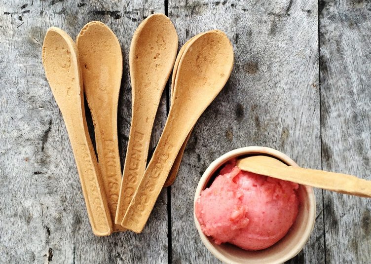 Eco-Friendly: Edible Spoons to Replace Plastic Utensils