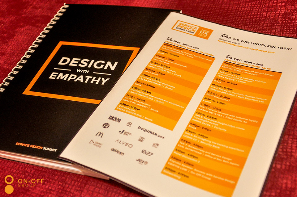 Service Design Summit 2016: Design with Empathy 1 service_design_summit_2016_01
