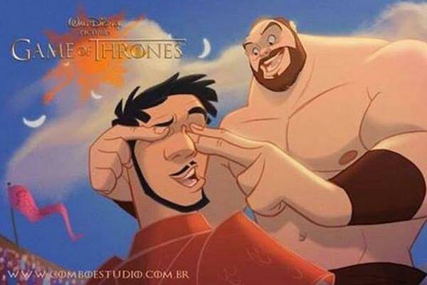 LOOK: Game of Thrones Characters with a Disney Twist 2 Game of Thrones Disney