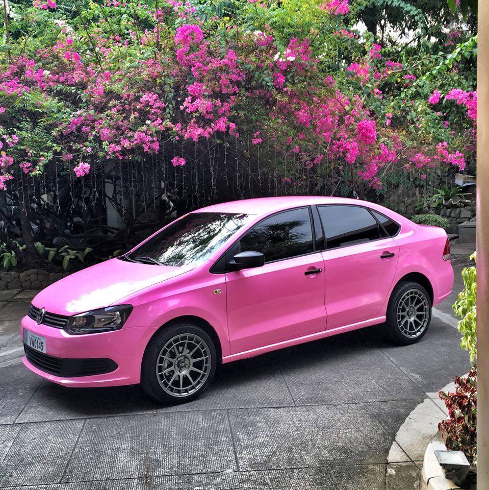 James Deakin Pink Car Breast Cancer Awareness