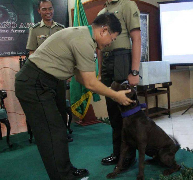 LOOK Armed Forces of the Philippines Gives Highest Award to Aspin K9 Combat Dog