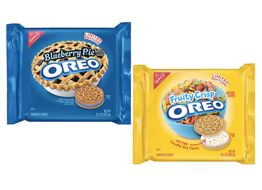 LOOK Oreo's New Flavors are Blueberry Pie and Fruity Crisp!