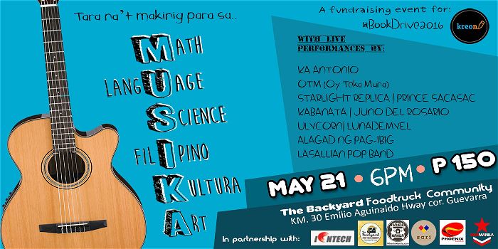 MUSIKA: A Benefit Event for #BookDrive2016